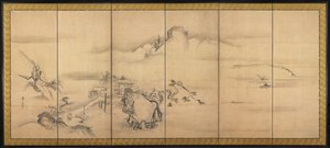 Otte udsigter over floderne Xiao og Xiang, 1700-tallet.