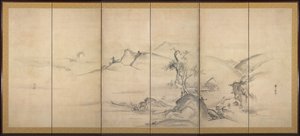 Otte udsigter over floderne Xiao og Xiang, 1700-tallet.