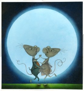 Blue Moon, 2009 (blandede medier) af Wayne Anderson