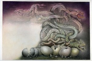 Dragens fødsel af Wayne Anderson