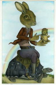 Haren og skildpadden af Wayne Anderson