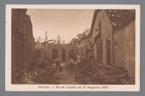 Borculo -- Efter cyklonen den 10. august 1925