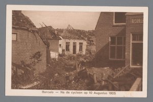 Borculo -- Efter cyklonen den 10. august 1925