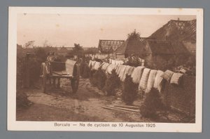 Borculo -- Efter cyklonen den 10. august 1925