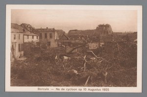 Borculo -- Efter cyklonen den 10. august 1925