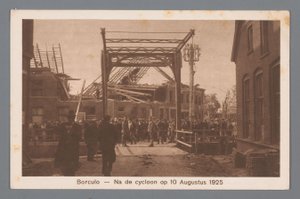 Borculo -- Efter cyklonen den 10. august 1925