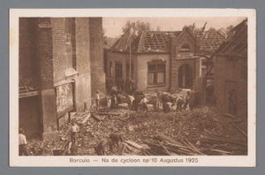 Borculo -- Efter cyklonen den 10. august 1925
