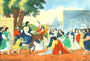 Kristi indtog i Jerusalem, 1800-tallet af Weenix