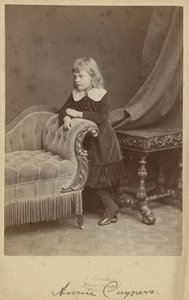 Portræt af Annie Cuypers af Wegner and Mottu