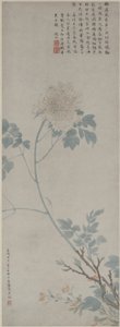 Peony, Hanging Scroll, 1532 (blæk og farve på papir)