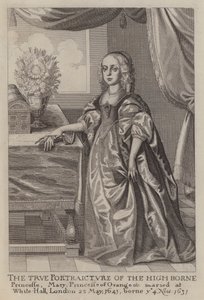 Mary, prinsesse af Orange (ætsning)