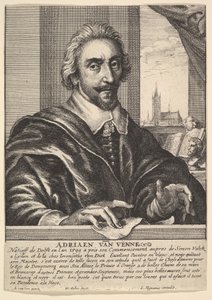 Adrian van de Venne, 1649. af Wenceslaus Hollar