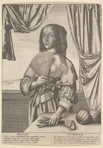 Aestas - Sommer Tre-kvart-længde sæsoner, 1641. af Wenceslaus Hollar
