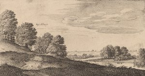 Albury, 1645. af Wenceslaus Hollar
