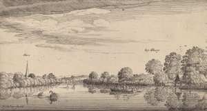Albury, 1645. af Wenceslaus Hollar