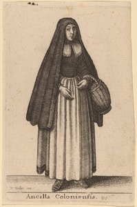 Stuepige af Köln af Wenceslaus Hollar