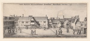 Arundel-huset fra syd, 1646., 1646. af Wenceslaus Hollar