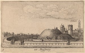 Augsburg af Wenceslaus Hollar