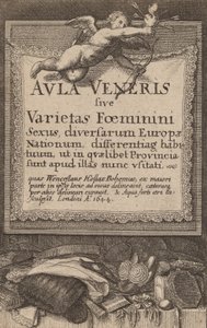 Fredagssalen: Titelblad, 1644. af Wenceslaus Hollar