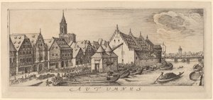 Efterår: Vinmarkedet af Wenceslaus Hollar