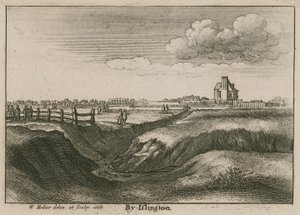Ved Islington, New River Head af Wenceslaus Hollar