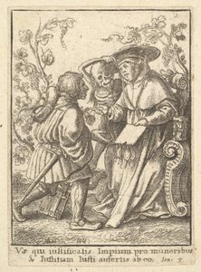 Kardinal, fra Dødedansen, 1651.