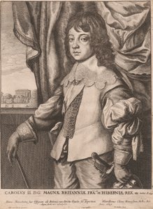 Karl II. D.G: Storbritannien Fra. og kongen af ​​Irland osv. af Wenceslaus Hollar