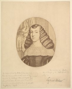 Catherine, prinsesse af Portugal, 1661. af Wenceslaus Hollar