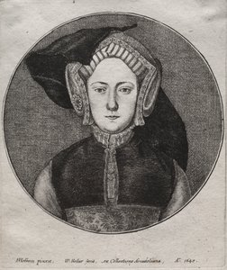 Katarina af Aragon af Wenceslaus Hollar