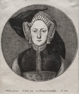 Katarina af Aragon, 1647. af Wenceslaus Hollar