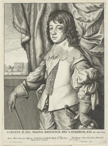 Karl II af Wenceslaus Hollar