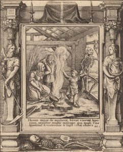Barn, 1651. af Wenceslaus Hollar