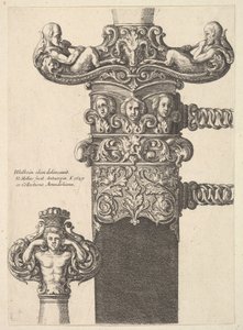 Dolk og skede, 1645. af Wenceslaus Hollar