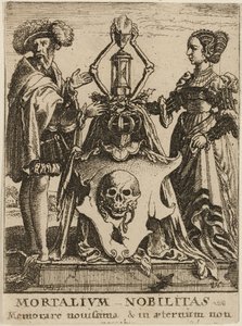 Dødens våbenskjold af Wenceslaus Hollar