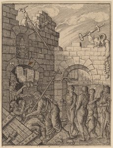 Nedstigning til helvede af Wenceslaus Hollar