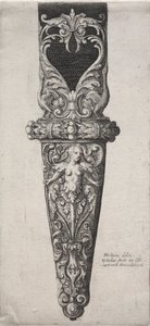 Design til Dolkskede. af Wenceslaus Hollar