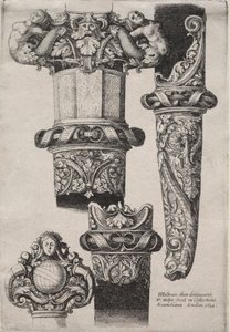 Design til Dolke af Wenceslaus Hollar