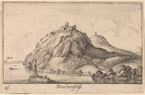 Drachenfels af Wenceslaus Hollar