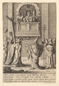 Se mand, 1625-77. af Wenceslaus Hollar