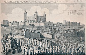 Henrettelse af jarlen af Strafford, c1641, 1903 af Wenceslaus Hollar