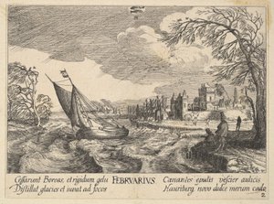 februar 1628-29. af Wenceslaus Hollar