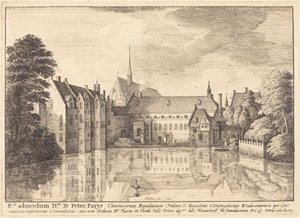 Groenendael Abbey af Wenceslaus Hollar