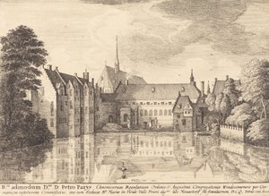 Groenendael Abbey, 1647. af Wenceslaus Hollar