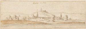 Klingenberg ved Main af Wenceslaus Hollar