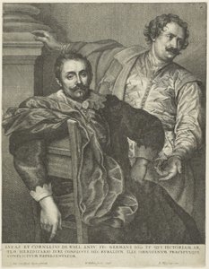 Luke og Cornelis af Wael af Wenceslaus Hollar