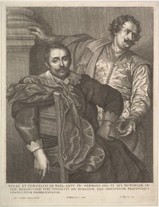 Lucas og Cornelius van Wael, 1646. af Wenceslaus Hollar