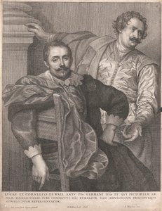Luke og Cornelius de Wael af Wenceslaus Hollar