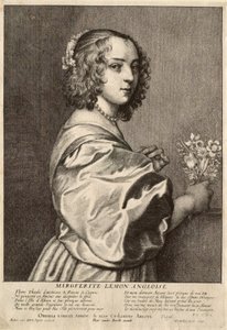 Marguerite Lémon, engelsk kvinde af Wenceslaus Hollar