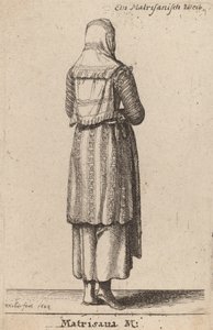 Matrisana M., 1648. af Wenceslaus Hollar