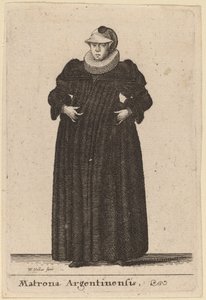 argentinsk matrone af Wenceslaus Hollar